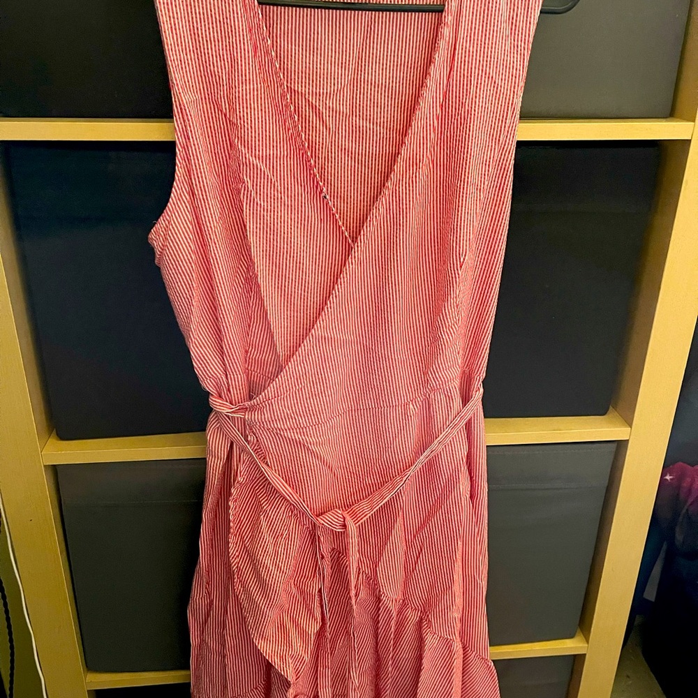 Sleeveless Wrap Dress